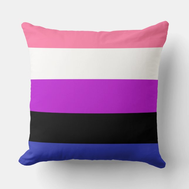 Almofada Bandeira Genderfluid (Frente)