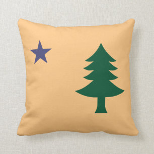 Almofada Bandeira histórica do Maine (1901-1909)