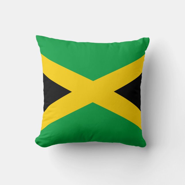Almofada Bandeira Jamaica (jamaicana) (Frente)