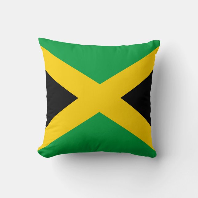 Almofada Bandeira jamaicana (Frente)