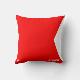 Almofada Bandeira Marítima B — Bravo