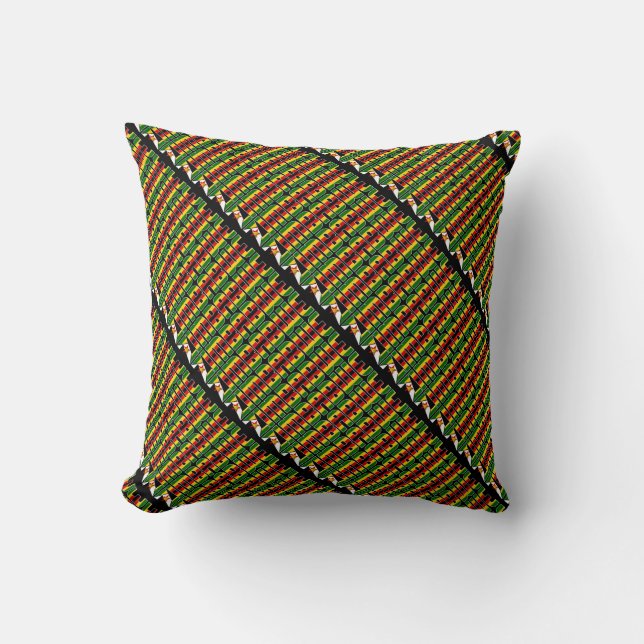 Almofada Bandeira Nacional do Zimbabué (Frente)