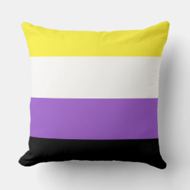 Almofada Bandeira Não Binária 20 x 20
