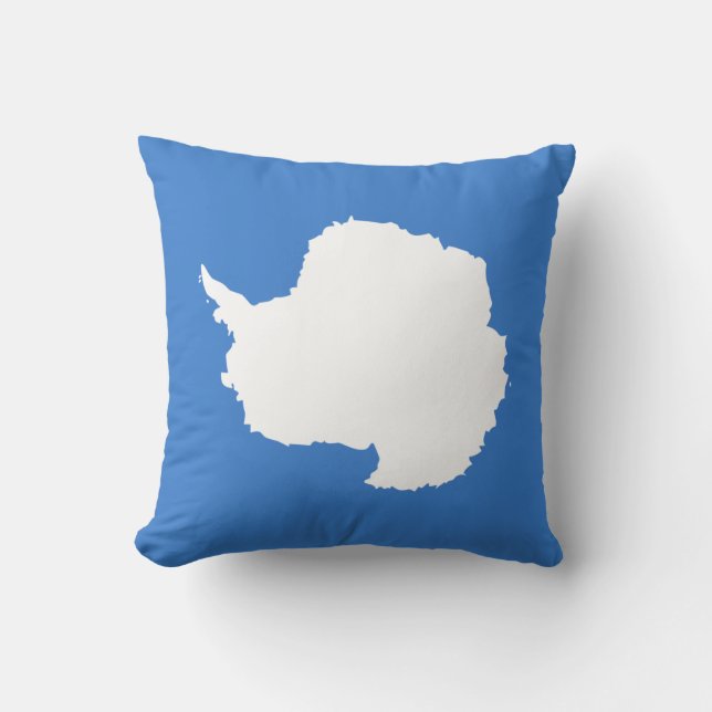 Almofada Bandeira Patriótica da Antártida (Frente)
