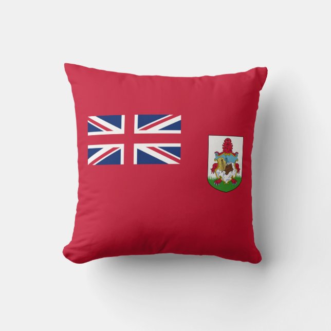 Almofada Bandeira Patriótica das Bermudas (Frente)