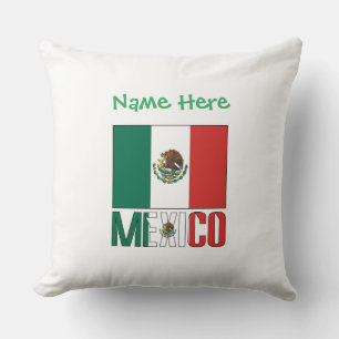 Almofada Bandeira Personalizada do México