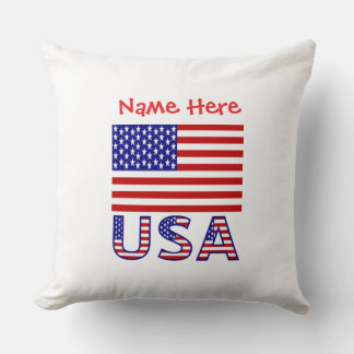 Almofada Bandeira Personalizada EUA Estados Unidos América