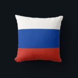 Almofada Bandeira Rússia (Rússia)<br><div class="desc">Produtos de Sinalizador Mundial Personalizáveis - Sinta-se livre para adicionar seu próprio texto.</div>