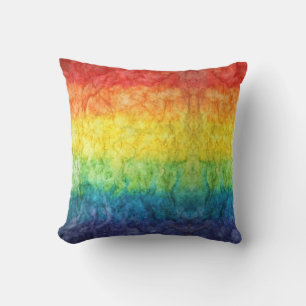 Almofada Bandeira tie-dye da SlipperyJoe's arco-íris pressi