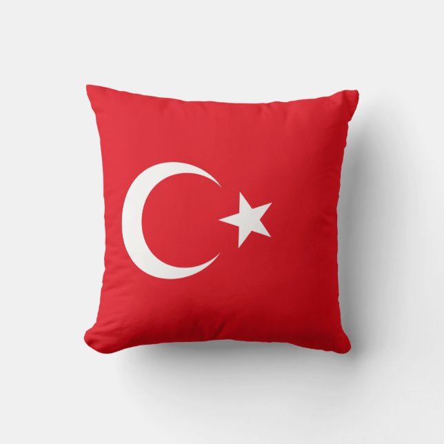 Almofada Bandeira Turca (Turquia) (Frente)