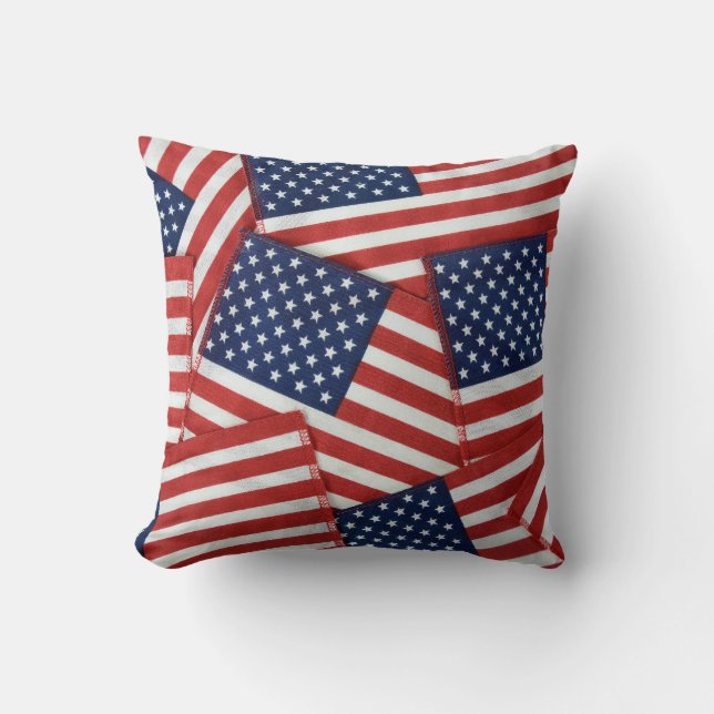 Almofada Bandeiras americanas (Frente)