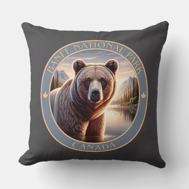 Almofada Banff National Park Canadá (Frente)
