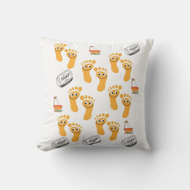 Almofada banheiro de decodificação de travesseiros decorati (Frente)