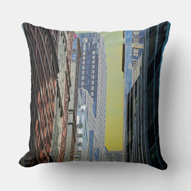 Almofada Bank of New York Building Manhattan New York Poste (Frente)