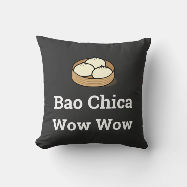 Almofada Bao Chica Wow Travesseiro decorativo (Frente)