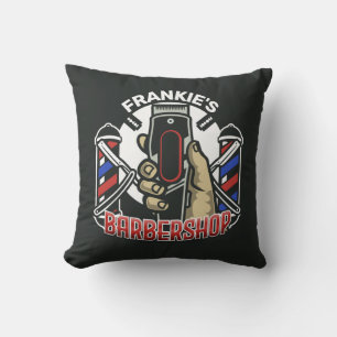 Almofada Barbearia de Compro de Barber Retroativo do NOME P