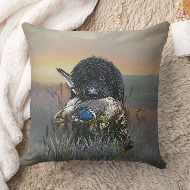 Almofada Barbet, Cão de Água Francês (Cobertor)