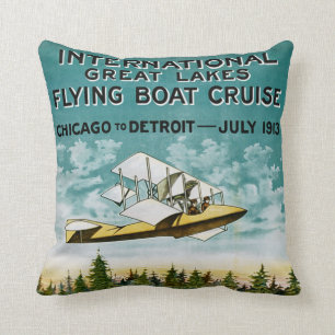 Almofada Barco de vôo dos grandes lagos