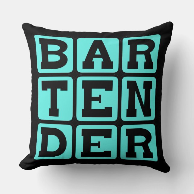 Almofada Barman, Dispensador de Bebidas (Frente)