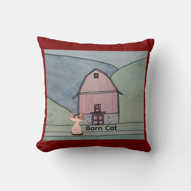 Almofada Barn Cat  (Frente)