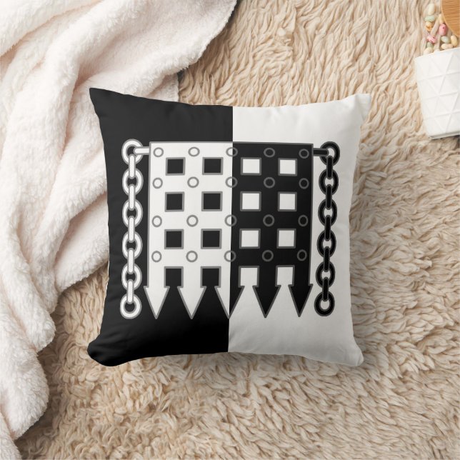 Almofada Barônia de Crachá de Gatos de Leões Travesseiro de (Cobertor)