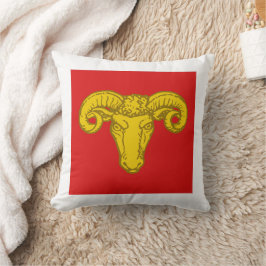 Almofada Barônia de Travesseiro decorativo Crachá da Popula