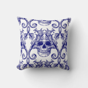Almofada Barraca boêmica, ornamento sem soldadura do crânio