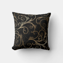 Almofada Barroco Ouro Negro