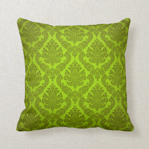 Almofada Barroco Vintage Damask  citron