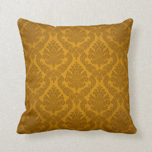 Almofada Barroco Vintage Damask ouro
