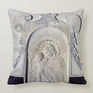 Almofada Bas-alivio de Madonna e de uma criança (mármore)