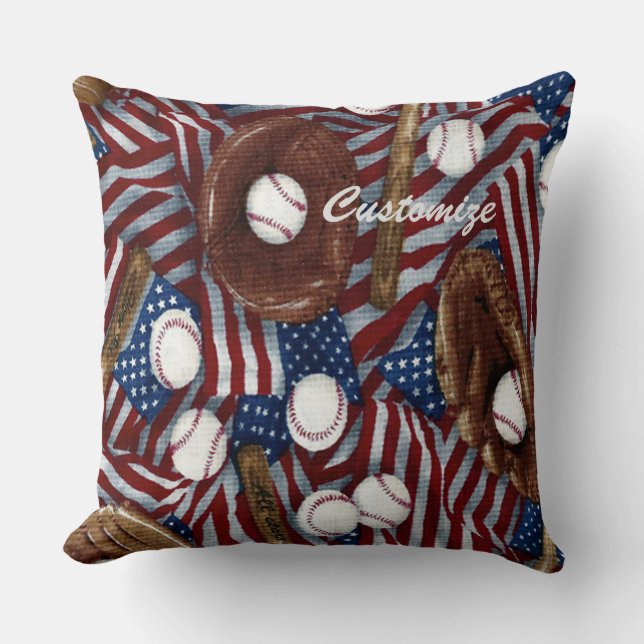 Almofada Baseball Personalizado Nos Estados Unidos (Frente)