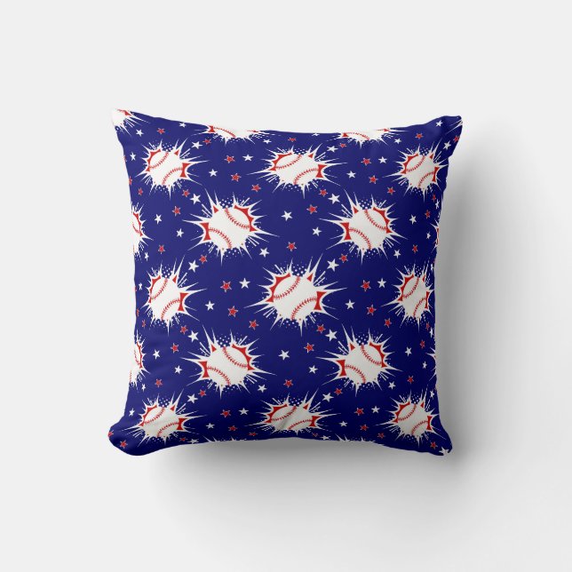 Almofada Baseball Throw Pillow (Frente)