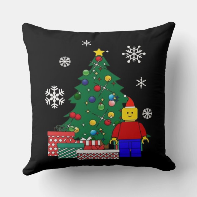 Almofada Basebol da Árvore de Natal (Verso)