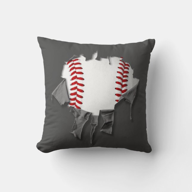 Almofada Basebol rasgado (Frente)