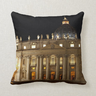Almofada Basílica da Cidade do Vaticano na noite