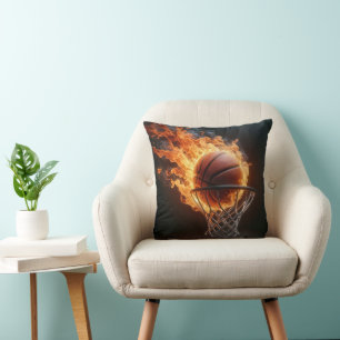 Almofada Basquete Flaming No Hoop