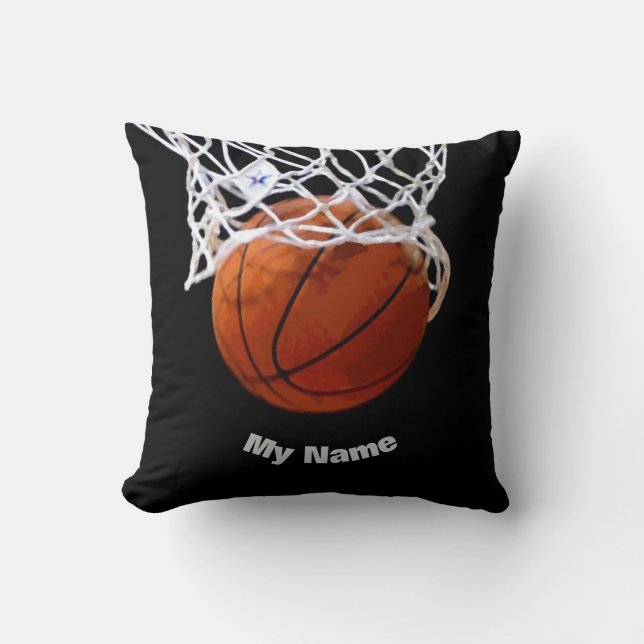 Almofada Basquete Seu Nome (Frente)