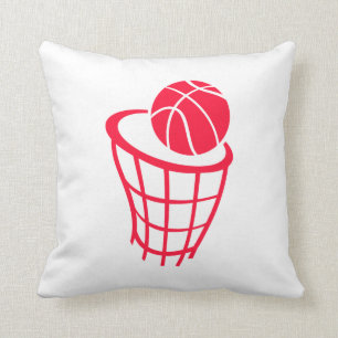 Almofada Basquete Vermelho Escarlate