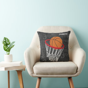 Almofada Basquetebol personalizado e aro do quadro