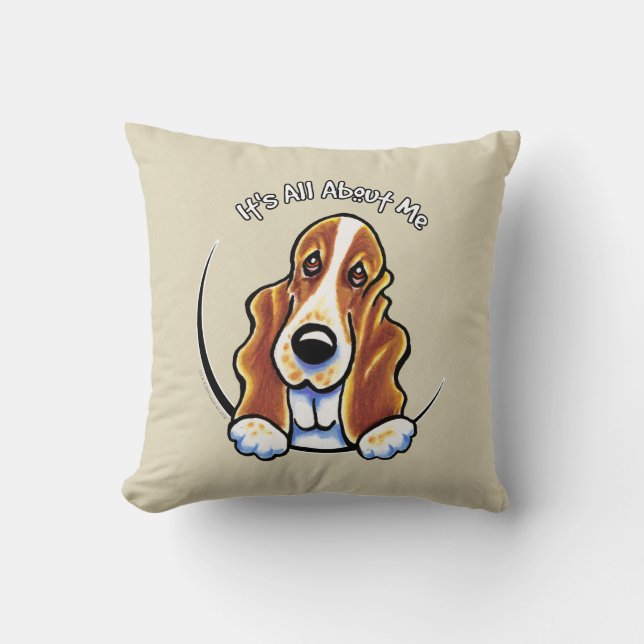 Almofada Basset Hound IAAM (Frente)