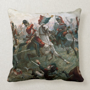 Almofada Batalha de Waterloo, o 18 de junho de 1815, 1898