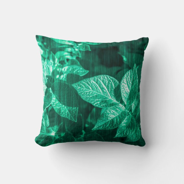 Almofada Batata Verde Pálida Deixa Travesseiro decorativo D (Frente)