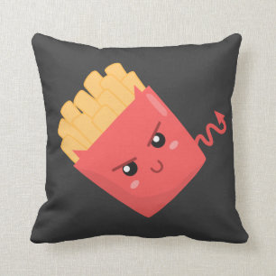 Almofada Batatas Fritas Malvadas mas Kawaii