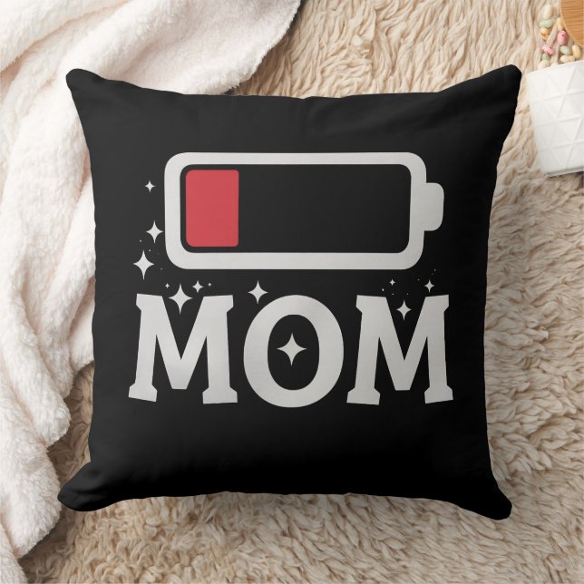 Almofada Bateria Mãe Dia de as mães Encantado Baixo (Cobertor)