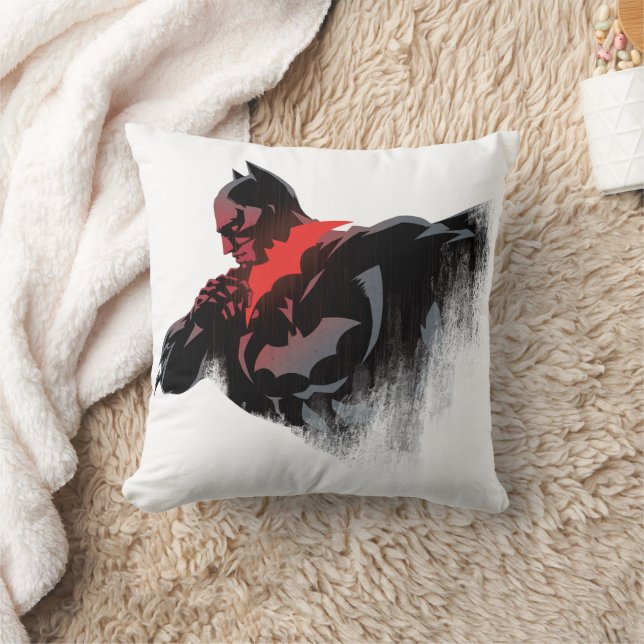 Almofada Batman Batarang Carmesim (Cobertor)
