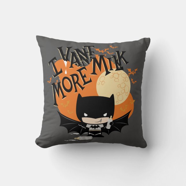 Almofada Batman | I Vant More milk (Frente)