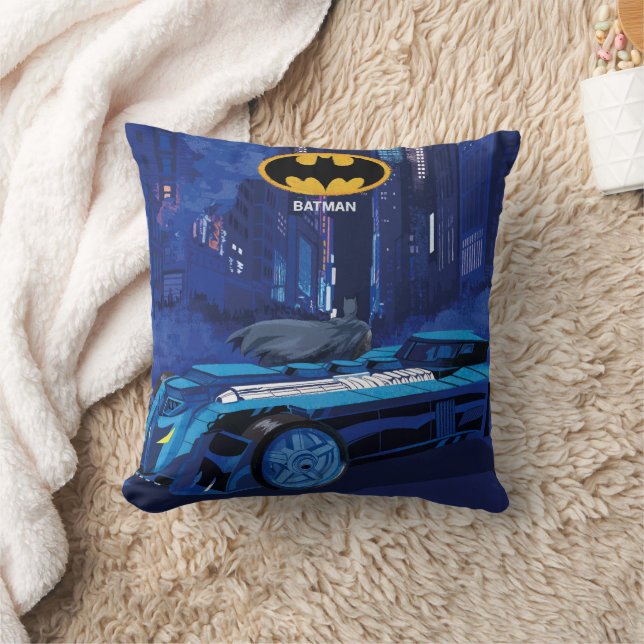Almofada Batman Patrulha Noturna na Cidade de Gotham (Cobertor)
