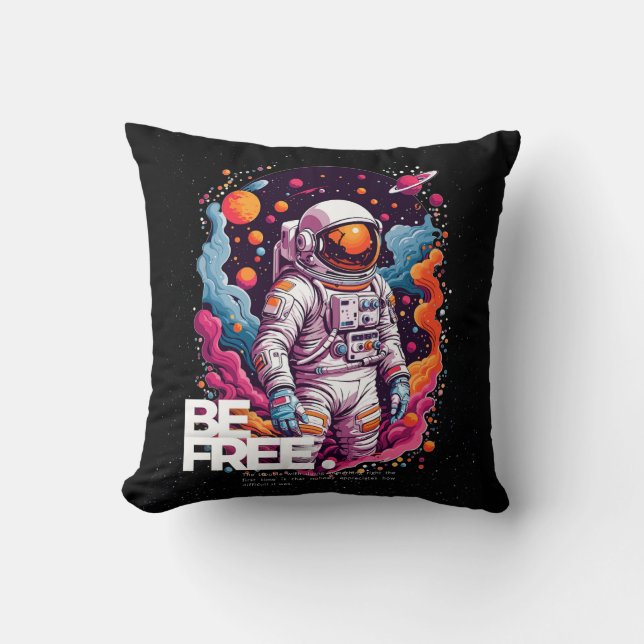 Almofada BE FREE Astronauta design (Frente)