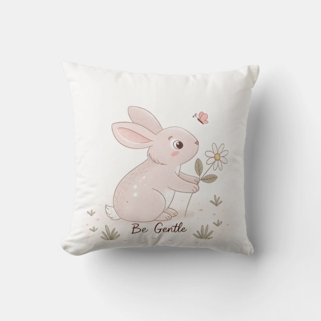 Almofada Be Gentle Baby Bunny – Minimalist Scandinavian (Frente)